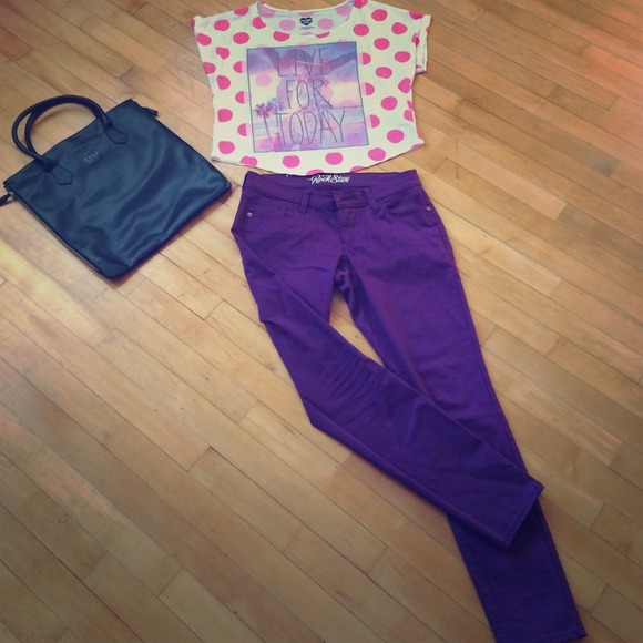 💜 purple old navy jeans 💜