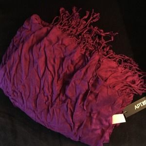 Bright magenta purple scarf