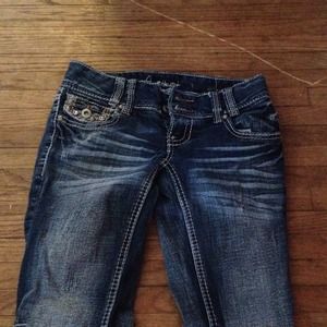 Just like new Amethyst boot cut jeans Size 0