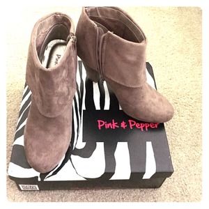 Percie Taupe Booties