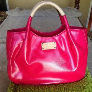Hot pink kate spade bag-