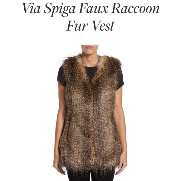 ❌KEEPING❌ VIA SPIGA Raccoon Vest