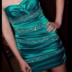 Size 3/4 turquoise dress