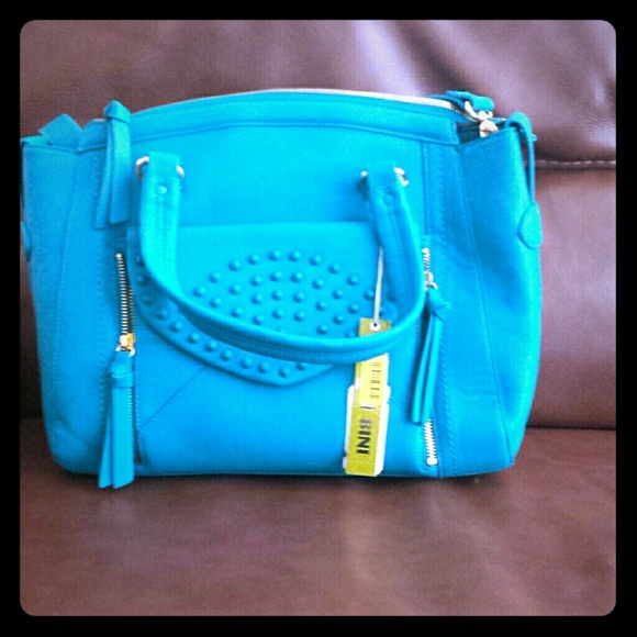 Brand new gianni bini turquoise bag medium