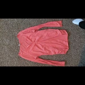 Coral maternity top