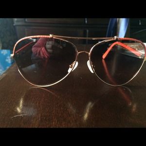 Tory Burch gold/orange sunglasses TY6021Q