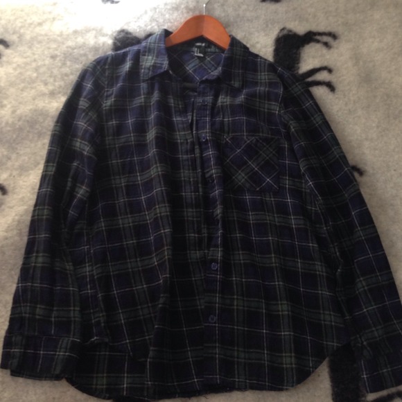 Blue and Green Flannel