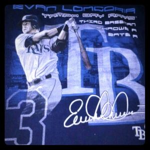 Tampa Bay Rays Evan Longoria shirt