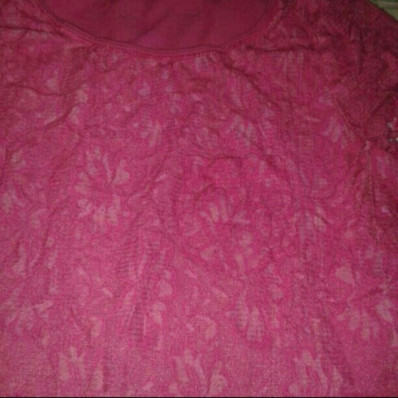 Lace top with front pocket - Picture 1 of 2