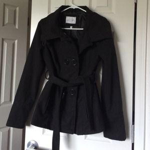 Delia's black pea coat