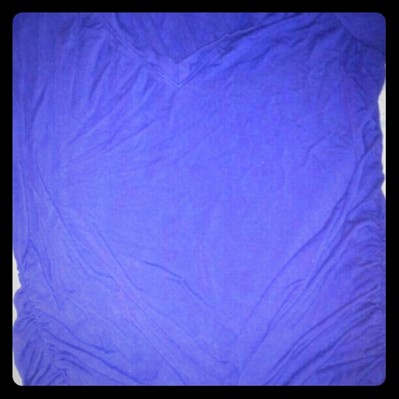 Purple v-neck
