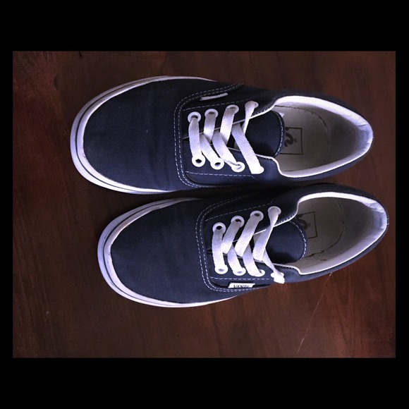 Navy blue vans lightly used