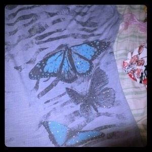 Bongo butterfly tank top