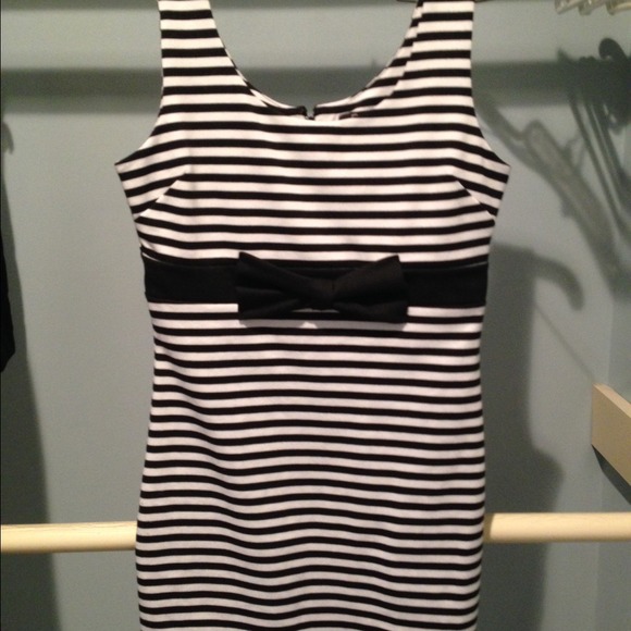 Black & white striped forever 21 dress