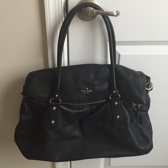 Kate Spade Large Cobble Hill Leslie Black Bag