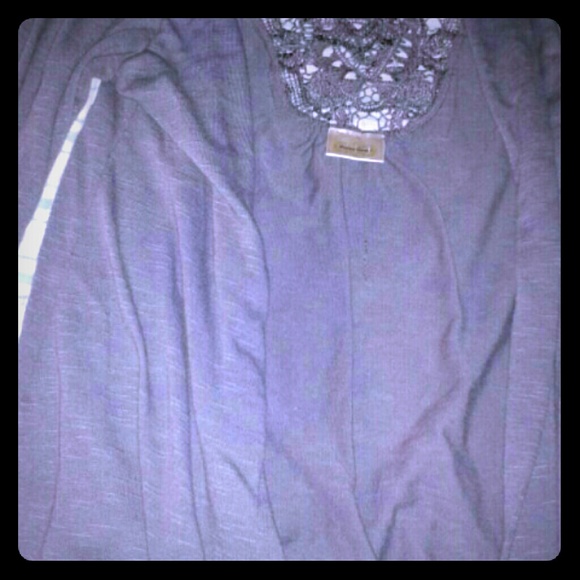 Lace back open cardigan - Picture 1 of 3