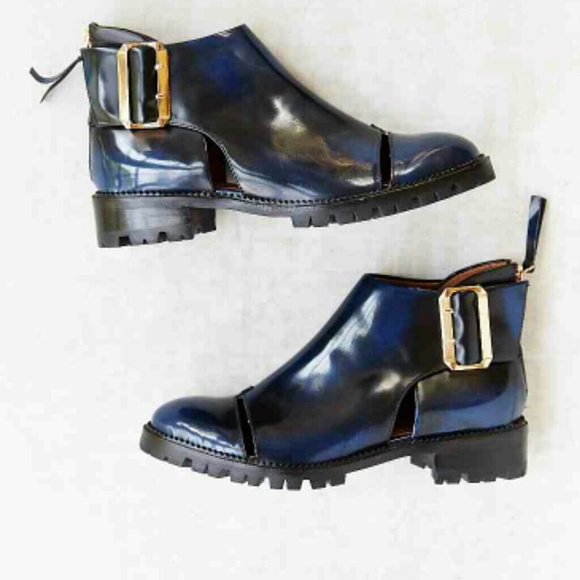 SOLD Jeffrey Campbell Flamel cutout booties