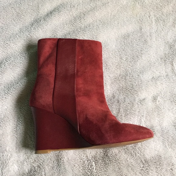 Zara wedge boots