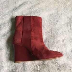 Zara wedge boots