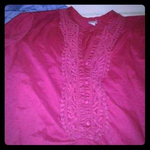 Converse short sleeve blouse