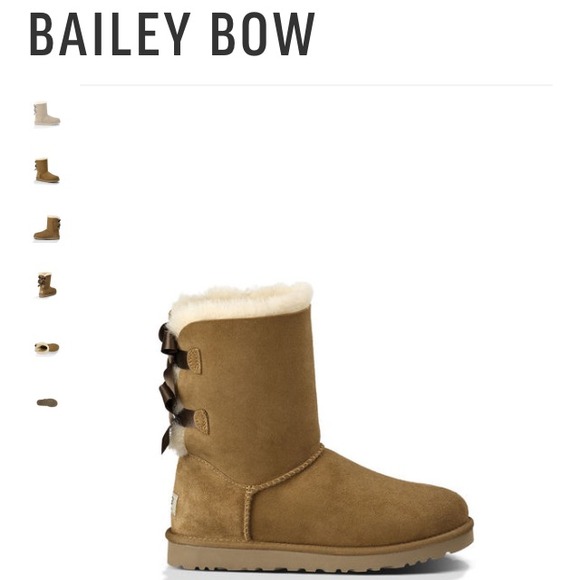 LOOKING FOR Bailey bow chestnut uggs size 9