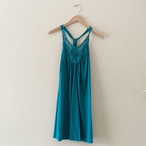 Turquoise summer dress