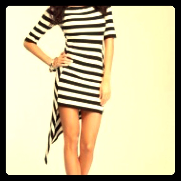 Asymmetric Bebe dress