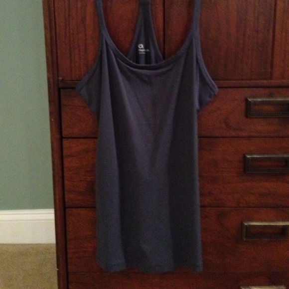 Gap Body Fit grey racer back tank