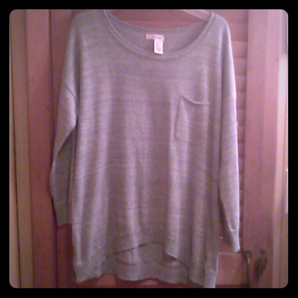 *DKNY Metallic Top *