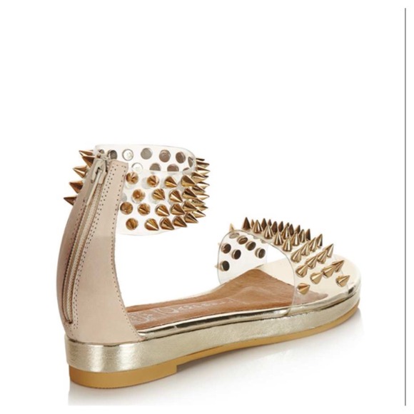 Jeffrey Campbell Gold Largo sandals - Picture 4 of 4