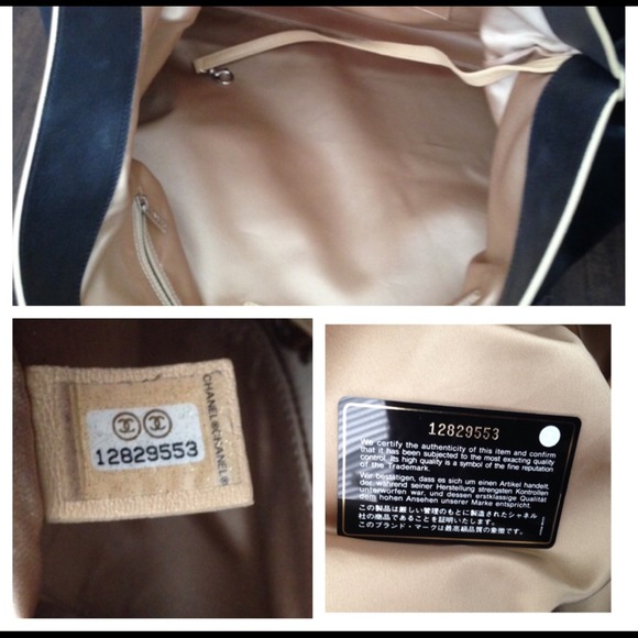 💢SOLD💢AUTH LARGE BLACK CHANEL TOTE HANDBAG - Picture 4 of 4