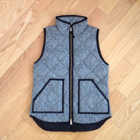 J. Crew Factory XS Novelty Quilted Puffer Vest