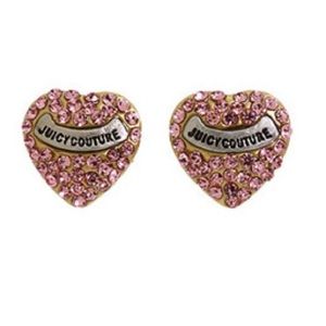 Juicy Couture Pink Heart Earrings