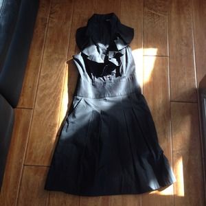 Express Ruffle Front Dress