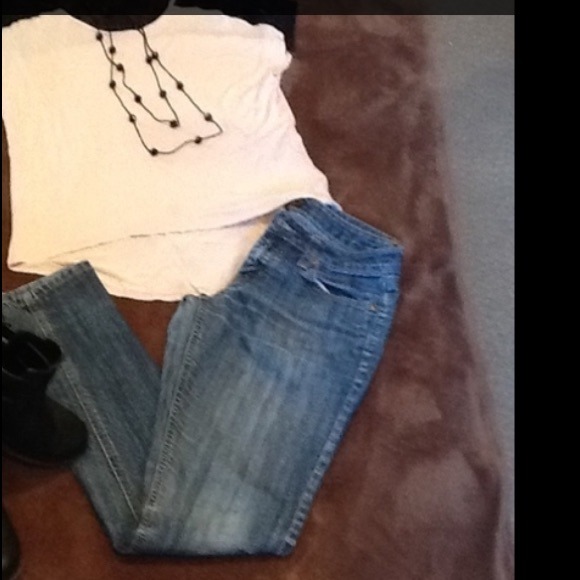 Pink top n jeans bundle