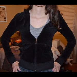 Black Juicy Couture Velour jacket