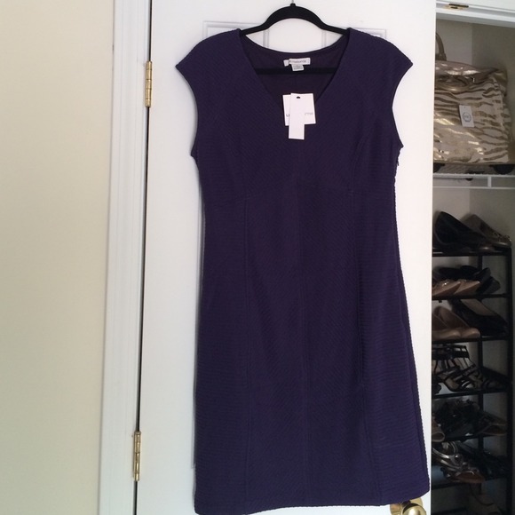 NWT Purple Size L Liz Claiborne dress - Picture 1 of 3