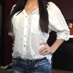 Black Rainn chiffon blouse