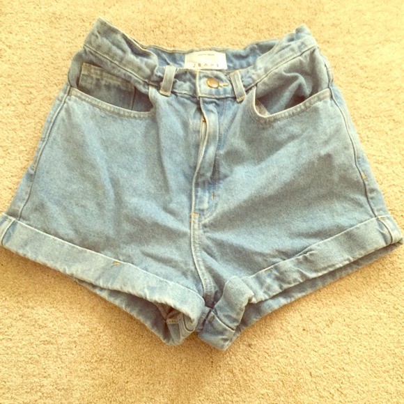 American apparel high waisted shorts(SOLD)
