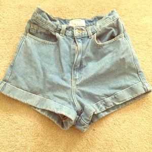 American apparel high waisted shorts(SOLD)