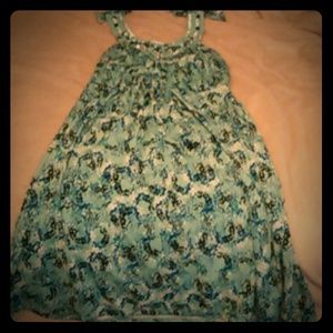 Black,White,Blue sequen dress