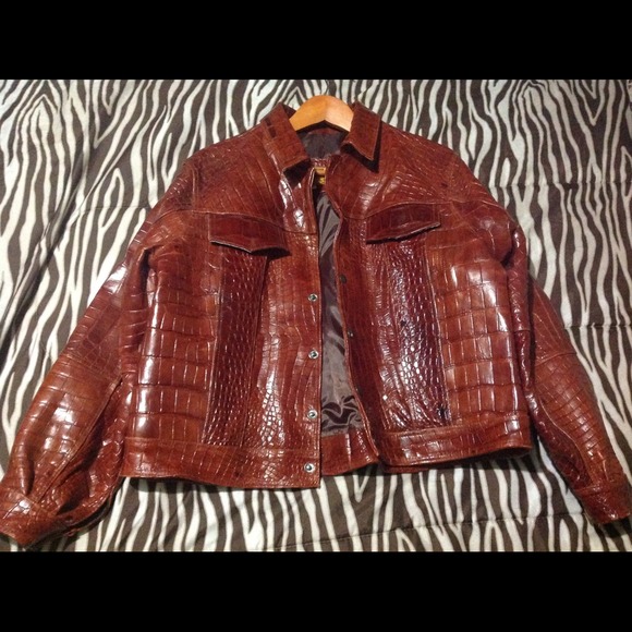 Original custom made CROCODILE JACKET