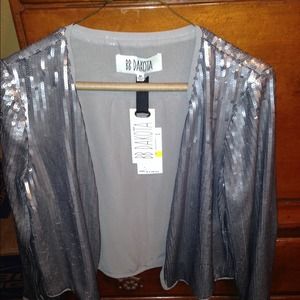 Beautiful BB Dakota Silver Sequin Women's Jacket