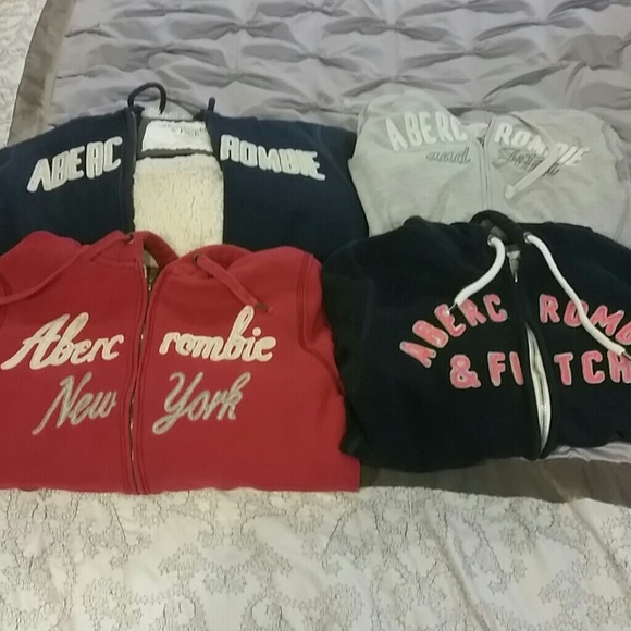 3 Abercrombie and fitch hoodies