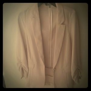Charlotte Russe cream colored blazer