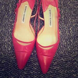 Pink Manolo Blahnik Pumps