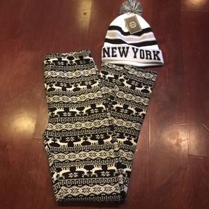 Super cute thick fleece leggings