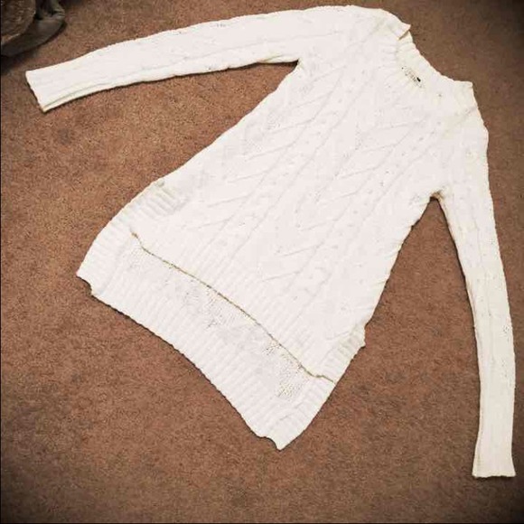 White soft sweater