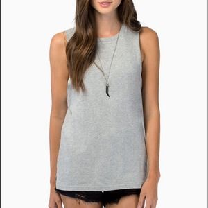 Gray Muscle Tank