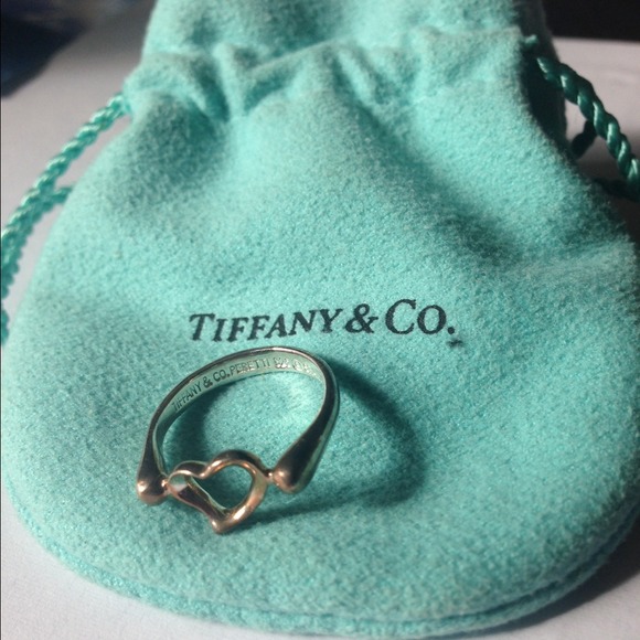 Tiffany & Co. Jewelry - Tiffany & Co Elsa Peretti Open Heart Ring Silver